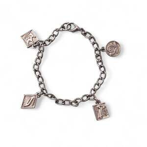 Barbie Y2K Silver-Tone Charm Bracelet